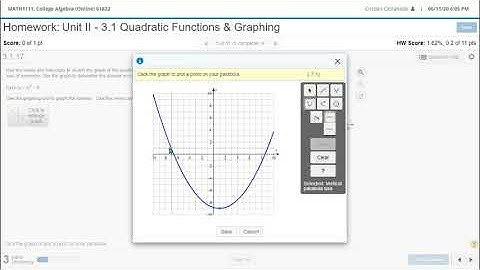 Graphing in MyLab