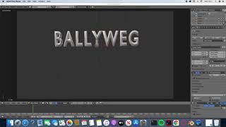 blender how to change text