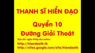 Thanh sĩ (Quyển 10)_Đường giải thoát _Bửu Sơn Kỳ Hương