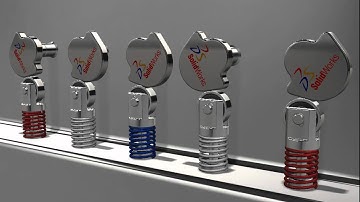 SolidWorks Spring  Movement Animation