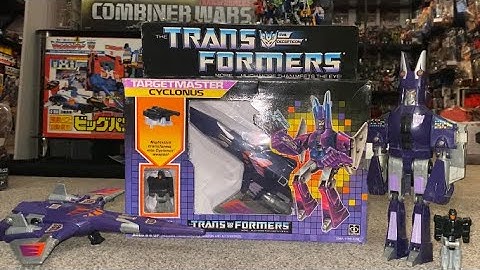 Transformers generation one targetmaster cyclonus review. G1 collection generations comparison box