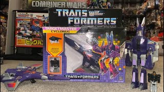 Transformers generation one targetmaster cyclonus review. G1 collection generations comparison box