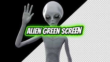 GREEN SCREEN ALIEN ALPHA CHANNEL VFX