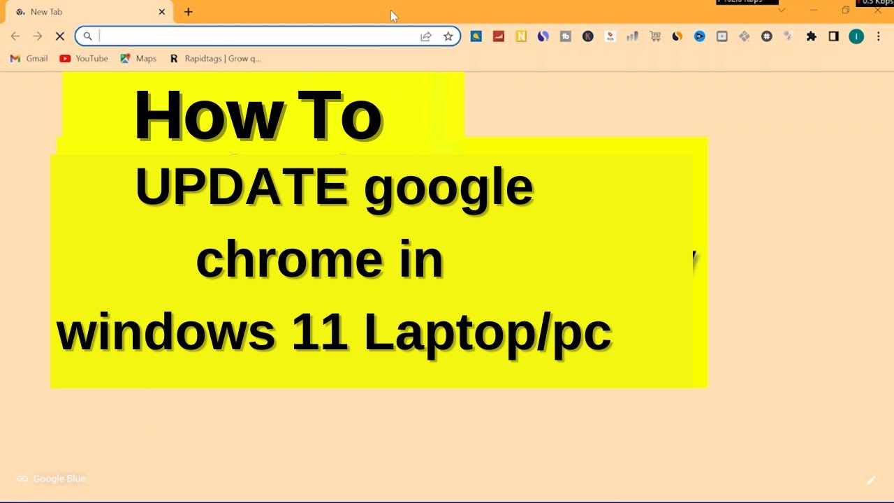 Update google chrome windows 11 how to update google chrome in