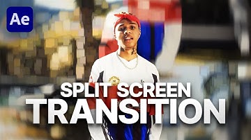 SPLIT SCREEN Transition in After Effects (Tutorial)