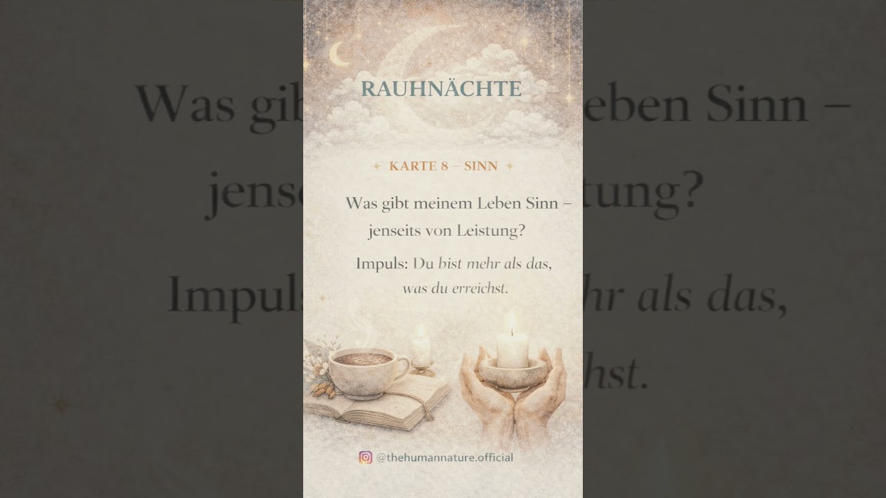 Rauhnachtsritual |Tag 8