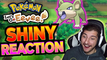 INSANE POKEMON LETS GO EEVEE SHINY RATTATA REACTION!!!