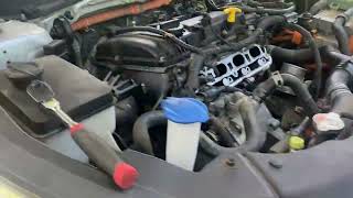 Sonata ionic Hybrid Serpentine hsg Starter Belt replacement without special tool optima