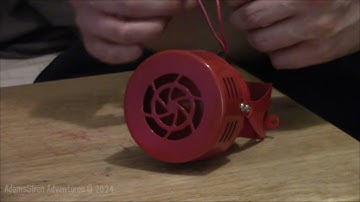 MS-190 Siren Test Short Blast Alert and with Ambience Attack