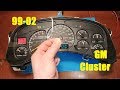 99-02 GM Cluster Repair unusual fault