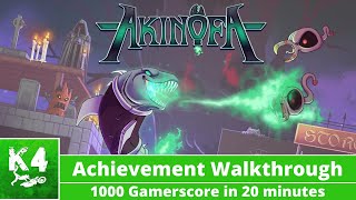 Akinofa - 100% Achievement/Trophy Guide/Walkthrough (1000 GAMERSCORE IN 20 MINUTES!)