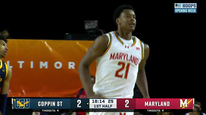 Pharrel Payne One-Hand JAM vs. Coppin State | Maryland Basketball