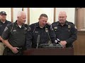 Press conference santaquin police provide update on officer killed in traffic stop