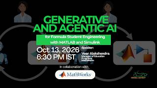 Generative and Agentic AI for Formula Student Engineering with MATLAB and Simulink