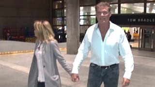 David Hasselhoff Back In LA After Baywatch Filming