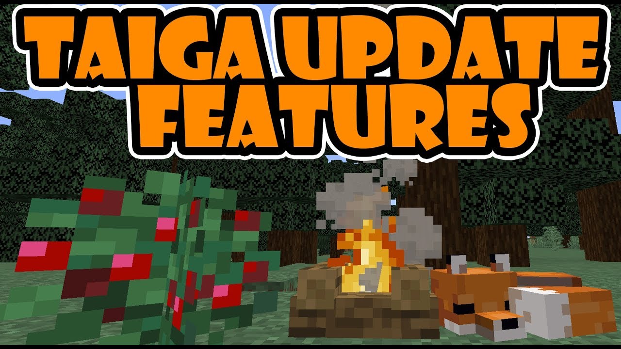 The Minecraft 1.14 Taiga Update is Complete! - YouTube