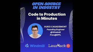 Code to Production in Minutes with Windmill