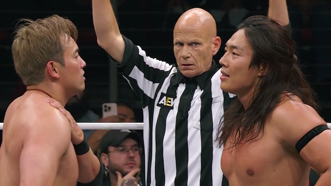 オカダ・カズチカ＆KONOSUKE TAKESHITA　vs　アンソニー・ボーエンズ＆マックス・キャスター AEW Collision2025年11月1日