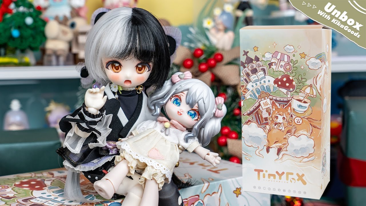 Unbox TinyFox 'KAKAV' 1/6 Points Angel Body Action Figure#unboxing #bjd #cute #toys #kawaii #doll