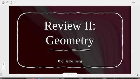 5-6 Grade Course | Review II: Geometric Shapes