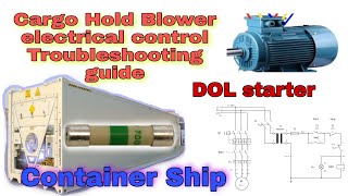Container Ship cargo hold blower trouble #Direct On line starter motor #naldZrepairvlog screenshot 3