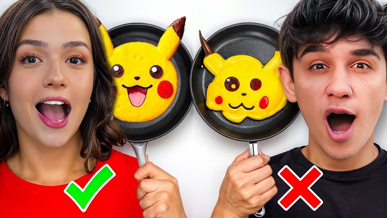 YEMEĞE EN İYİ ŞEKİL VEREN KAZANIR !? ( KREP CHALLENGE ) Feride Özdinç | Ahmet Can Dündar