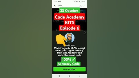 Code Academy BITS Episode 6 "Financial Security in CryptoCurrency" #dailycombo #bits #code #23oct