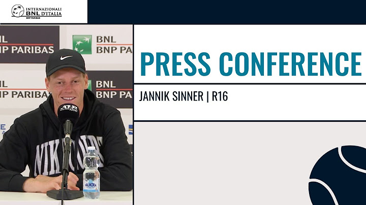 Jannik Sinner Round 4 Press Conference | Internazionali BNL d’Italia 2025