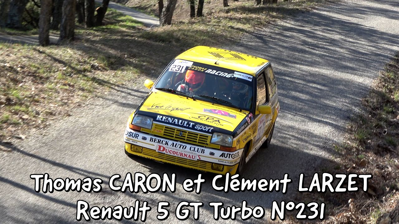Rallye du Var 2022 - Renault 5 GT Turbo N°231 - Thomas CARON et Clément LARZET