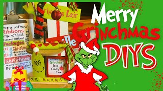 🎄 Grinch DOLLAR TREE DIYS 🎄| Merry Grinchmas CHRISTMAS Crafts