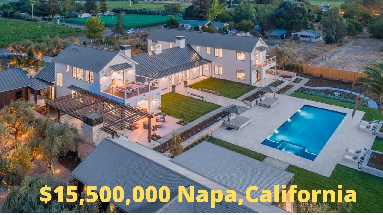 Inside this EPIC Napa California Estate(15 Million Dream Home) YouTube