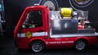 Tiny fire truck designed to fight blazes in small spaces