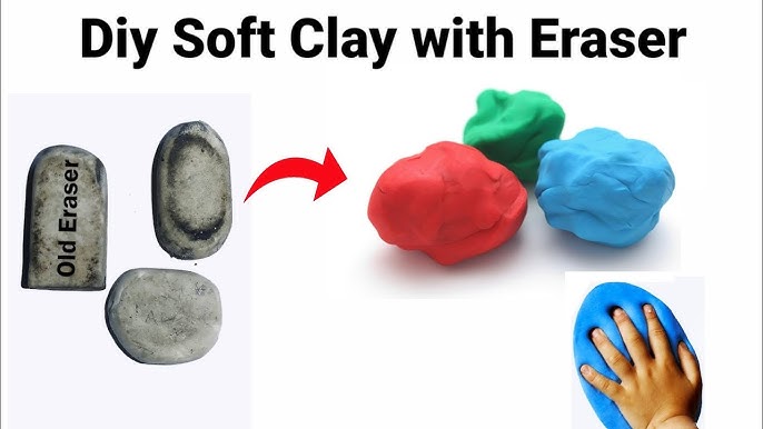 How to Make a Kneaded Eraser Without Tape - Step by Step - 2 min! 