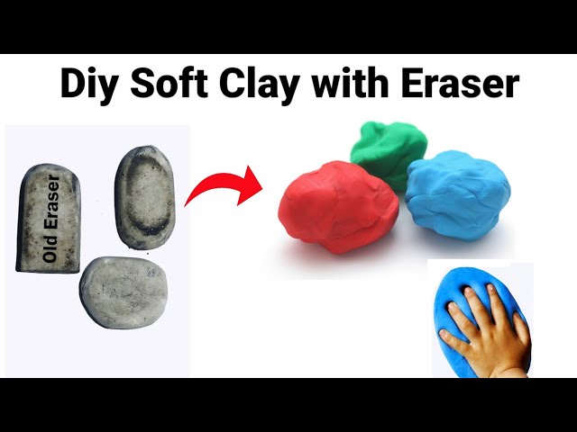 How to make Eraser/clay type Eraser at home easily making/how to