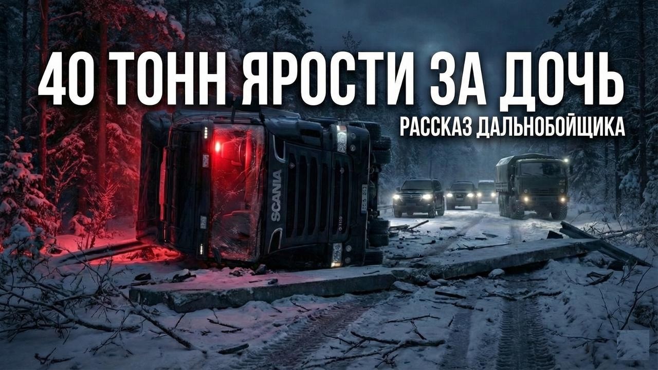 40 ТОНН ЯРОСТИ ЗА ДОЧЬ. Рассказ дальнобойщика