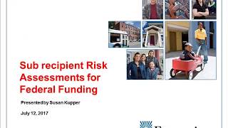 Enterprise Section 4 Grants Tutorial | Sub Recipient Questionnaire
