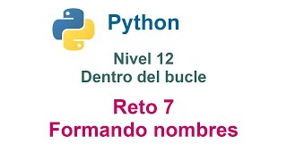 Programar en Python - Nivel 12 - Reto 7 - Formando nombres mediante combinatoria Wealth