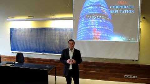 Corporate Reputation Presentation, Antonio Márquez