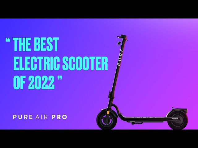 Test de la trottinette électrique Pure Air Pro- Notre avis 2023 -  ElectricSquad