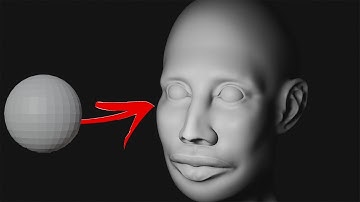 Stylized Character Head Sculpt In Blender | Blender sculpting tutorial