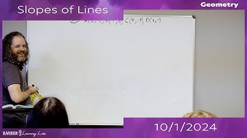 October 1, 2024 | Geometry | Slopes of  Lines