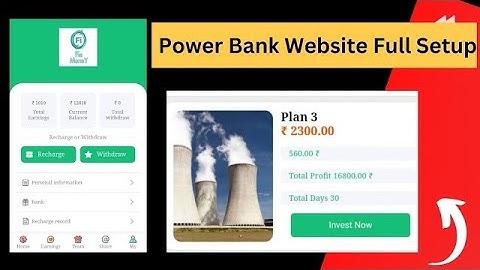 How to Make Powerbank Investment Website | Powebank MLM Source Code Download | Money Making Website