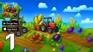 Mini Farm Market Gameplay Walkthrough Part 1 - Growing Fresh Profits! 🥕 (iOS, Android) screenshot 2