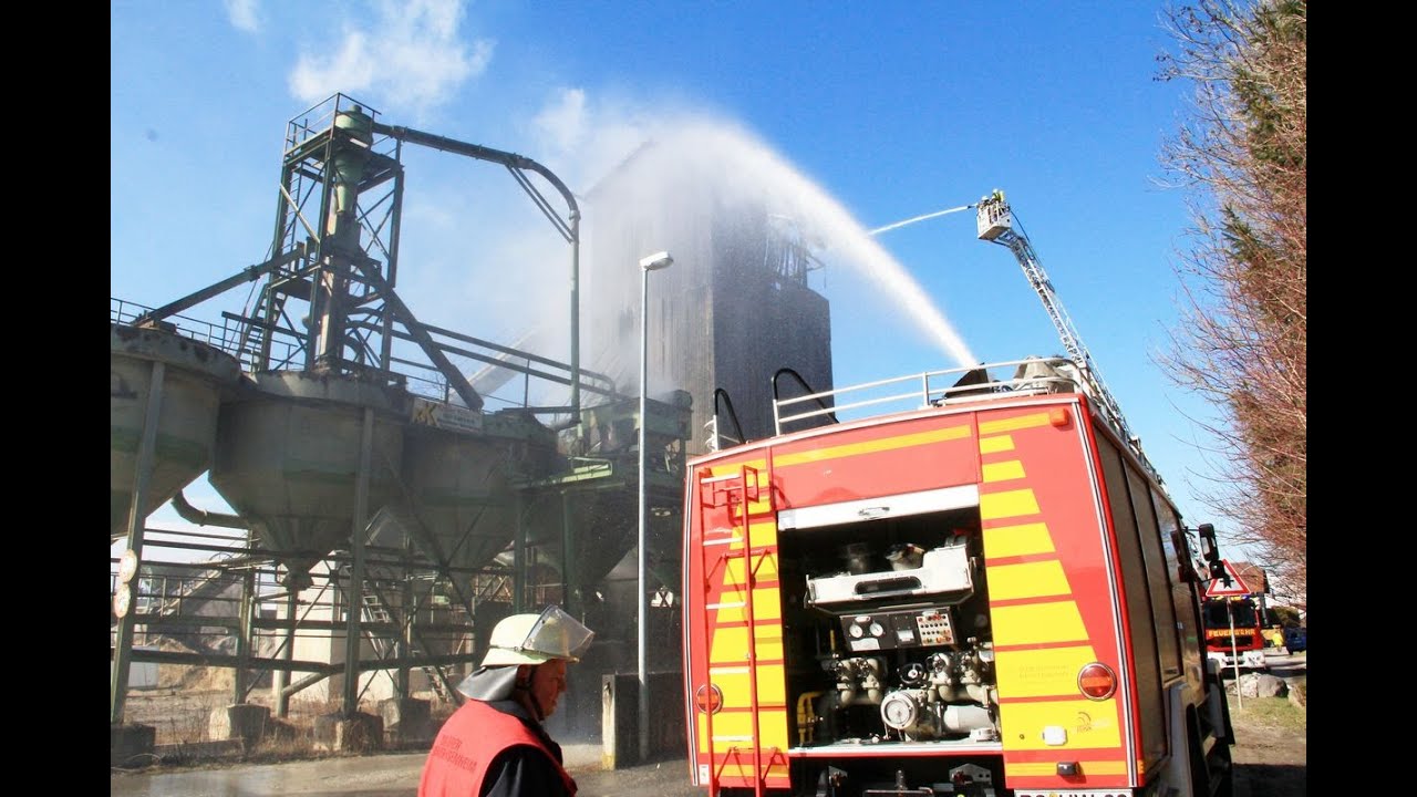 Brand Im Rosenheimer Kieswerk YouTube
