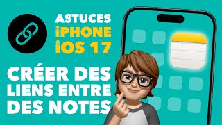 Linking Notes in Apple Notes on iPhone • New in iOS 17 Notes screenshot 5