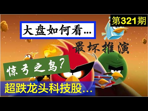 第321期： ❓ ❗️ 大盘如何看。。。最坏推演。。。 ？超跌龙头科技股。。。不要做“ 惊弓之鸟” 。。。美股投资2021