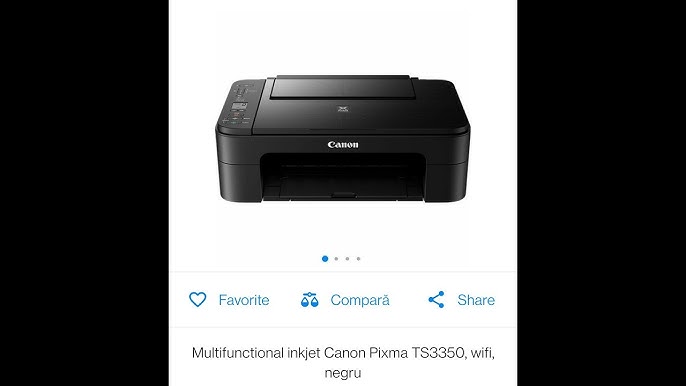 CANON Imprimante PIXMA TS3350 Multifonction - WiFi