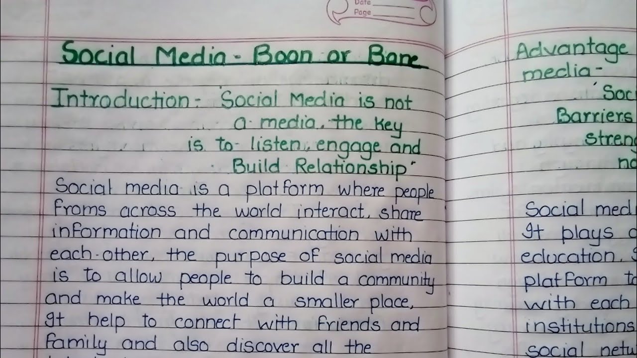 social media boon or bane for students essay