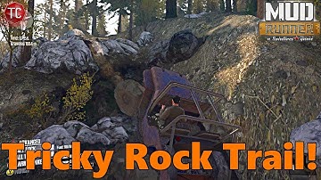 SpinTires Mud Runner: REALISTIC, CHALLENGING ROCK CRAWLING TRAIL!