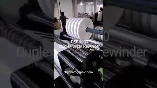ROLLSTAR  DSR-1000 Duplex Slitter Rewinder Machine